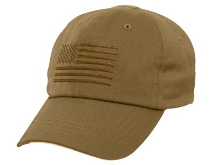 Rothco Tactical Operator Cap With Us Flag - Coyote Brown