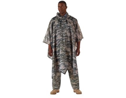 Rothco G.I. Type Rip-Stop Poncho - Acu Digital Camo