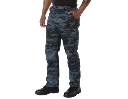 Rothco Color Camo Tactical Bdu Pants - Midnight Blue Camo, 3X-Large