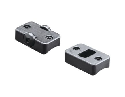 Redfield Weatherby Mark V Steel 2-Piece Dovetail Turn-In Scope Base, Black Oxide - 47714