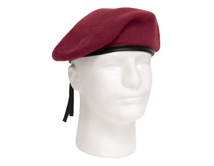 Rothco G.I. Style Beret - Maroon, Head Size 7 1-4