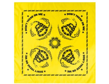 Rothco Gadsden Dont Tread On Me Bandana - Yellow - Black