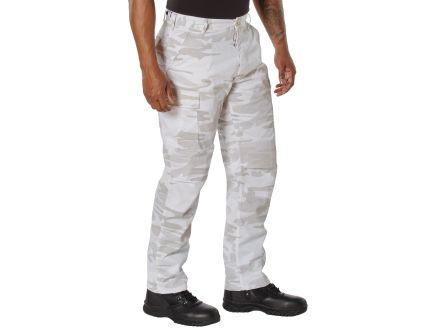 Rothco Color Camo Tactical Bdu Pants - White Camo, 3X-Large