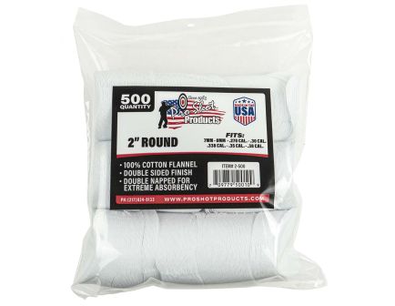 ProShot .270 Cal/.38 Caliber 2" Round Cleaning Patch