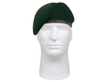 Rothco G.I. Type Inspection Ready Beret - Green, Head Size 6 1-2