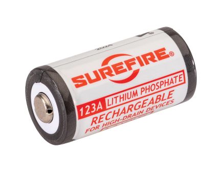Surefire 3 V Lithium Iron Phosphate Rechargeable Batteries and Charger