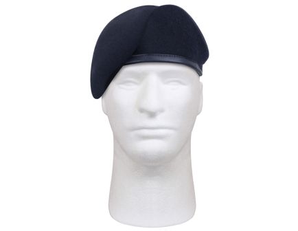Rothco G.I. Type Inspection Ready Beret - Midnight Navy Blue, Head Size 7 1-2