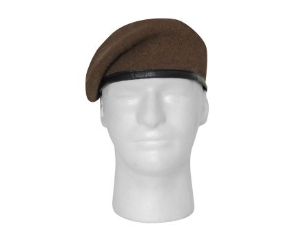 Rothco G.I. Type Inspection Ready Beret - Brown, Head Size 7 1-2