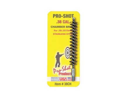 Pro-Shot .38/.357 Cal. Stainless Steel Chamber Brush