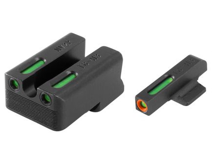 TruGlo TFX Pro Front/Rear Day/Night Sight Set for 1911 260/500, Orange