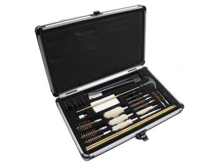 Outers 28 Piece Universal Aluminum Gun Care Case for .22Cal & Up