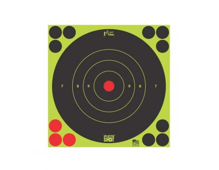 Pro-Shot Splatter Shot 12" Green Bullseye Target, 5-Pack - 12B-GREEN-5PK