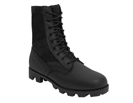 Rothco Jungle Boots - 8 Inch, Black, Regular, Shoe Size 16