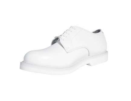 Rothco Military Uniform Oxford Leather Shoes - White, Regular, Shoe Size 13