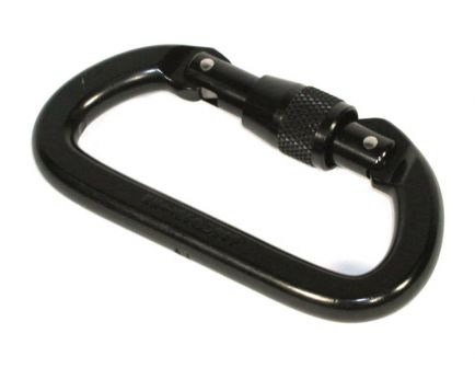 Blackhawk! Locking 26kN Carabiners, Black -  98LC00BK