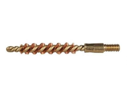 Pro-Shot .25 Caliber Pistol Length Bronze Bristle Bore Brush - 25P
