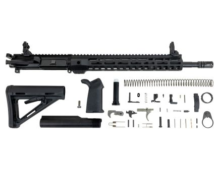 PSA AR-15 Rifle Kit 5.56 16" Nitride 1:7 Mid-Lgth 13.5" LTWT M-Lok MOE w/ MBUS Sights