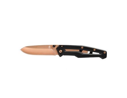 Gerber Paralite Folding Knife, Black W/ Rose Blade
