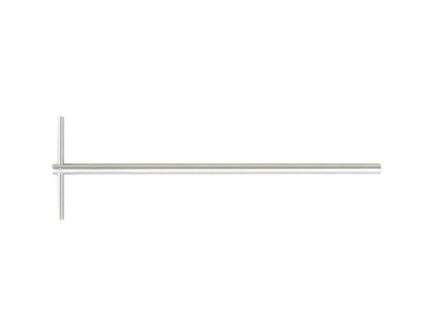 Brownells #8-32 Female 9.50" Lewis Lead Remover Replacement Handle, Silver