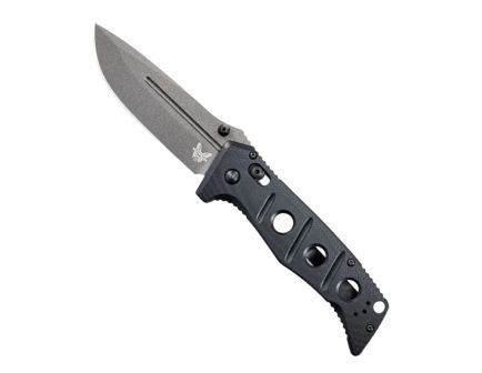 Benchmade Adamas Folding Drop Point Knife, Black - 275GY-1