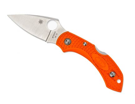Spyderco Dragonfly 2 Plain Edge Knife, Orange - C28POR2