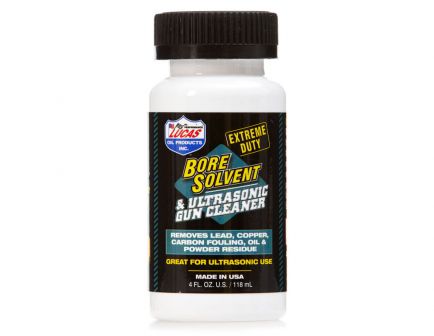 Lucas Oil Extreme Duty Bore Solvent & Ultrasonic Gun Cleaner 4oz Bottle - 10907
