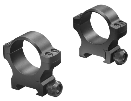 Leupold BackCountry Cross-Slot Weaver 1" MD Scope Rings, Matte Black - 175117