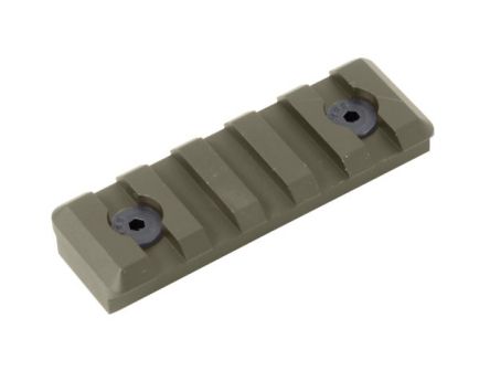 Timber Creek 5-Slot Picatinny Rail Section, M-LOK Compatible, OD Green - M 5S PR OD