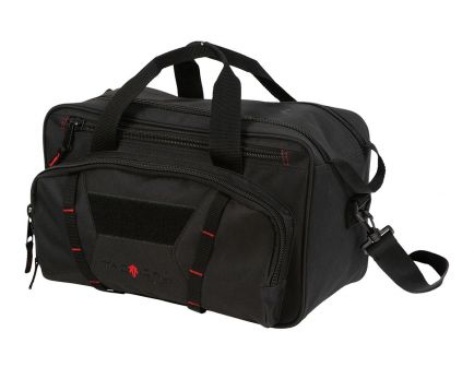 Allen Sporter Range Bag w/ Padded Pistol Rug, Black and Red - 8247