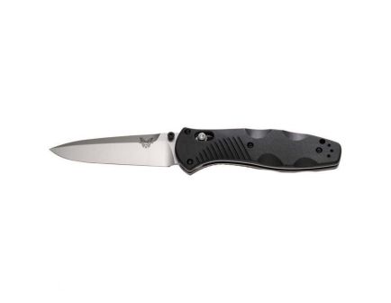 Benchmade Barrage Assisted Opening Drop Point Folding Knife, Satin - 580