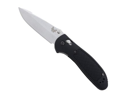 Benchmade Griptilian Drop Point Folding Knife, Black/Satin - 551-S30V