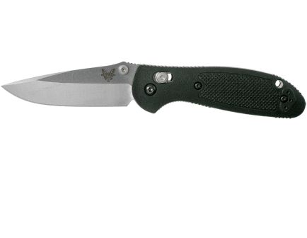 Benchmade Mini Griptilian 2.91" Drop Point Folding Knife, Satin - 556-S30V