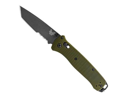 Benchmade Bailout Gray Serrated Tanto Folding Knife For Sale