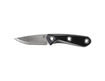 Gerber Principle Drop Point Fixed Blade Knife, 3.1", Black - 30-001655