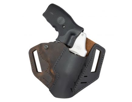 Versacarry Right Hand OWB Holster for Rugger LCR Pistol, Distressed Brown - REV201