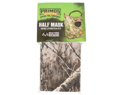 Primos Stretch Fit 1/2 Face Mask, Realtree Edge Neoprene - PS6667