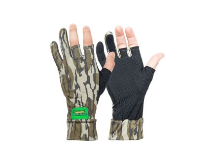 Primos Stretch Fingerless Glove, Bottomland