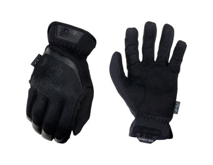Mechanix Wear FastFit Covert Black  Touchscreen Synthetic Leather, Black, Large - FFTAB-55-010