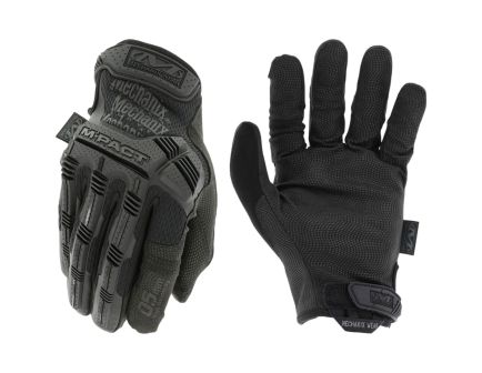Mechanix Wear M-Pact Covert Black  Touchscreen Suede, Black, X-Large - MPSD-55-011