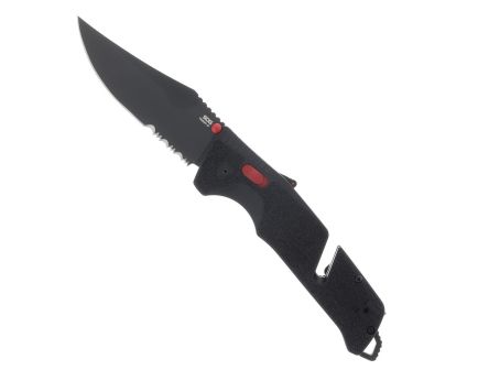SOG Trident AT Partially Serrated Clip Point Folding Knife For Sale