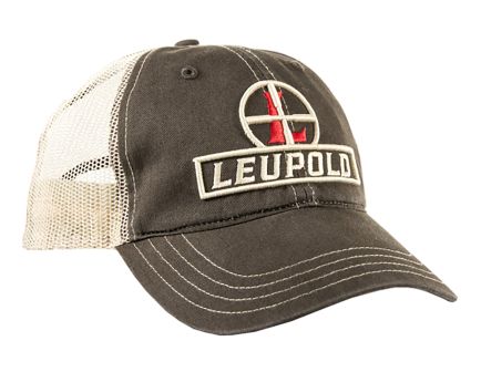 Leupold Reticle Trucker Hat Brown, Khaki - 170579