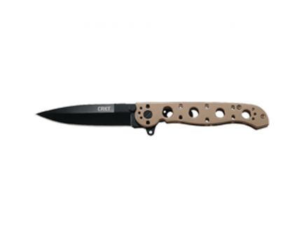 CRKT M16 Folding Knife w/ Frame Lock, 3.55", Bronze w/ Black - M16-03BK