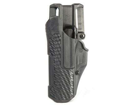 Blackhawk T Series L2D Light Bearing Sig P320 RH OWB Holster, Black Basketweave - 44N261BWR
