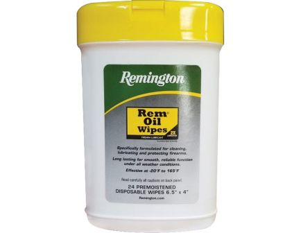 Remington Rem Oil Disposable Wipes, 24ct