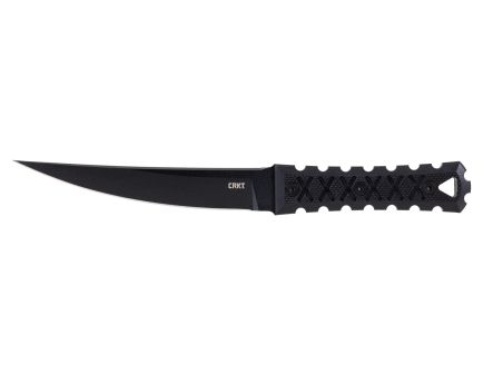 CRKT HZ6 Fixed Blade Knife w/ Sheath, Black - 2927