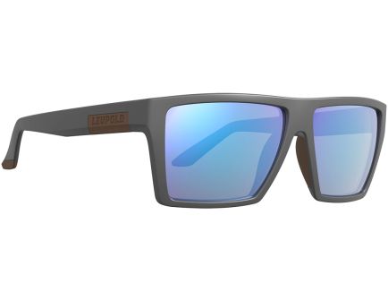 Leupold Refuge Sunglasses, Dark Gray / Blue Mirror