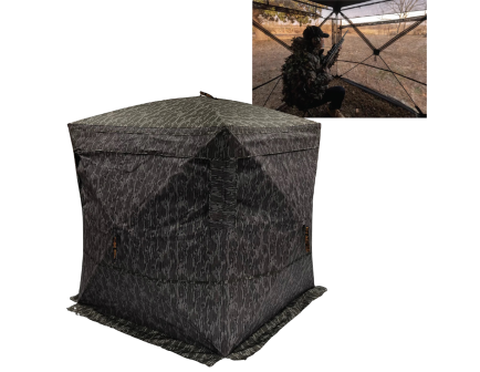 Rhino Blinds Hybrid R180 See-Through Blind, Mossy Oak Bottomland - R180MBL
