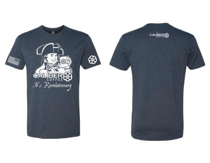 Caliber Coffee Revolutionary Blue T-Shirt