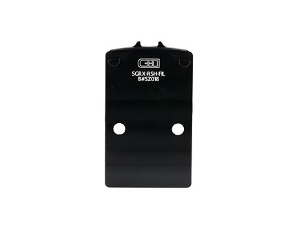 C&H Precision Optic Plate -320X W/RXP ROMEO1 P TO RMR- SGRX-RSH-FIL