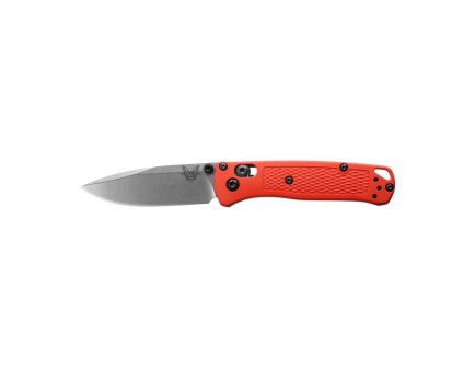 Benchmade Mini Bugout Folding Drop Point Knife, Mesa Red - 533-04
